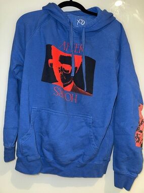 XO The Weeknd - Blue Graphic Hoodie Sweatshirt